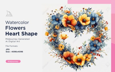 Flowers Heart Shape Cupid's Embrace A Valentine's Delight 10
