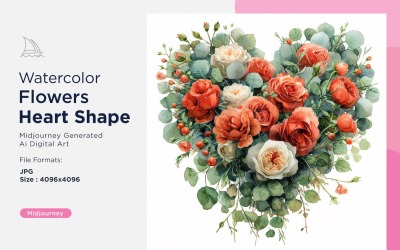 Flowers Heart Shape Everlasting Love A Valentine's Celebration 10.