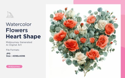 Flowers Heart Shape Love Blossoms A Valentine's Bouquet 10
