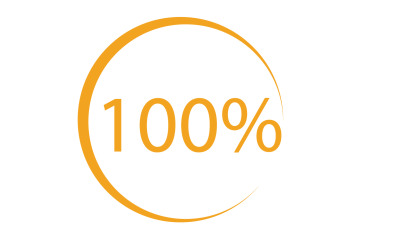 100 procent ikon symbol logotyp version v1