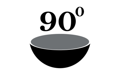 90 derece açı döndürme simgesi sembol logosu v44