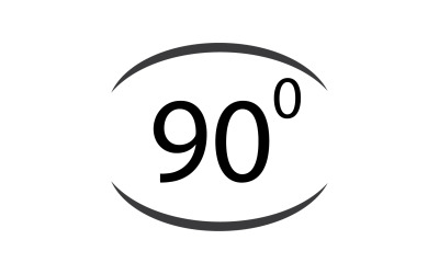 90 fokos szögben elforgatható ikon szimbólum logó v48