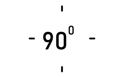 Ikona obrotu o 90 stopni, symbol, logo v19