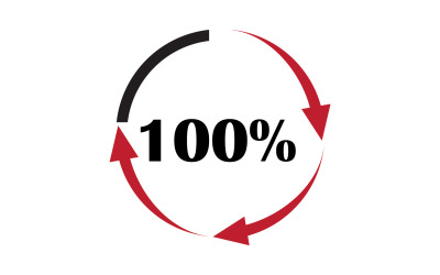 Versão do logotipo do símbolo do ícone de 100 pessoas v15