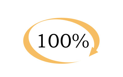 100 obecnych ikona symbol logo wersja v24