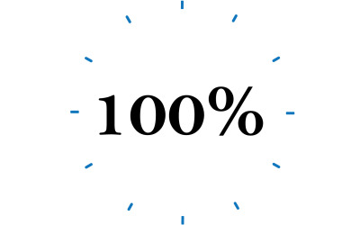 100 persent ikon szimbólum logó verzió v12