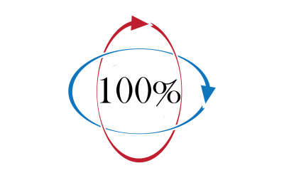 Versione logo simbolo icona 100 pers. v25