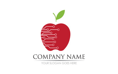 Apple fruits  icon symbol logo version v10