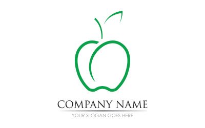 Apple fruits  icon symbol logo version v12