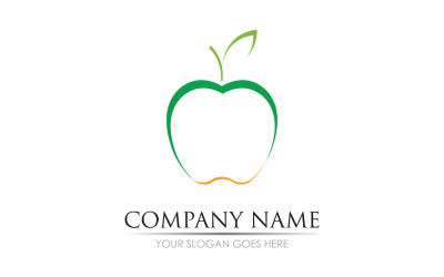 Apple fruits  icon symbol logo version v38