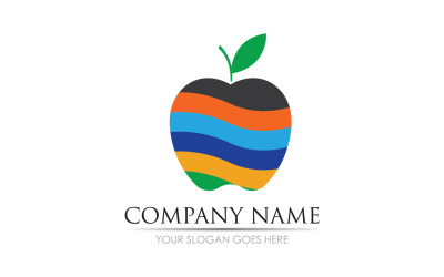 Apple fruits  icon symbol logo version v63