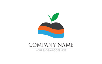 Apple fruits  icon symbol logo version v64