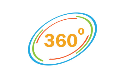 Symbol für 360-Grad-Winkeldrehung, Logo, Version v63