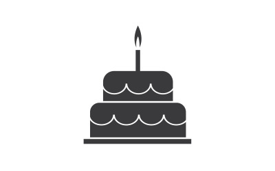 Birthday cake logo icon version v50