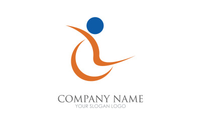 Difabel logo icon template version v16