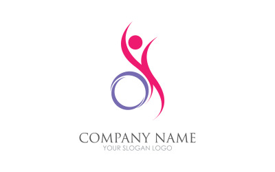 Difabel logo icon template version v8