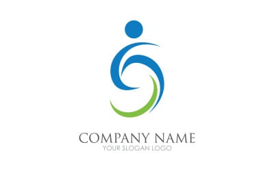 Difabel logo icon template version v25