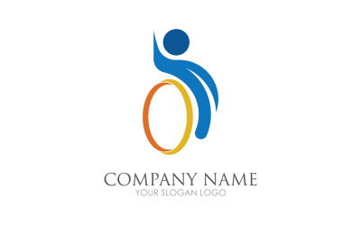 Difabel logo icon template version v27