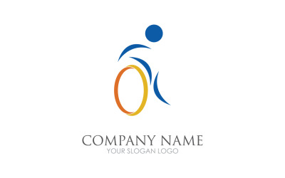 Difabel logo icon template version v37