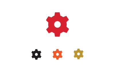 Sebességváltó logó ikon sablon vektor v21