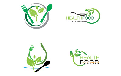 Element szablonu logo zdrowej żywności v33