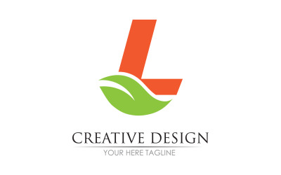 L harfinin ilk adı logo vektörü v15