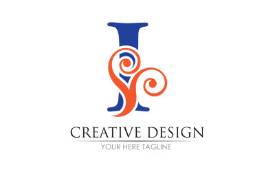 Lettera L nome iniziale logo vettore v26