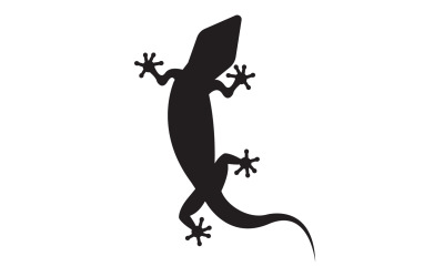 Eidechse Chamäleon Home Lizard Logo v53
