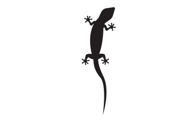 Lagarto camaleón logotipo de lagarto casero v37