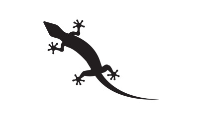 Lagarto camaleón logotipo de lagarto casero v46