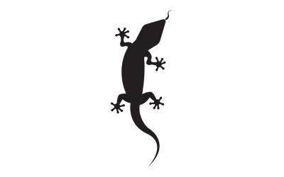 Lagarto camaleón logotipo de lagarto casero v55
