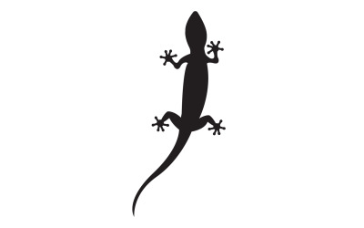 Logotipo do lagarto camaleão lagarto v58
