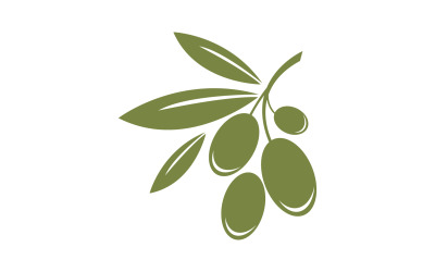 Modèle d&amp;#39;icône d&amp;#39;huile d&amp;#39;olive, logo vectoriel v19