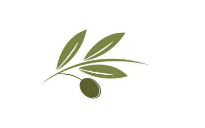 Öl-Oliven-Symbol-Vorlage, Logo-Vektor v10