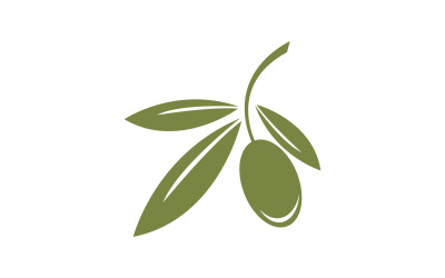 Öl-Oliven-Symbol-Vorlage, Logo-Vektor v11
