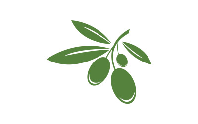 Öl-Oliven-Symbol-Vorlage, Logo-Vektor v16