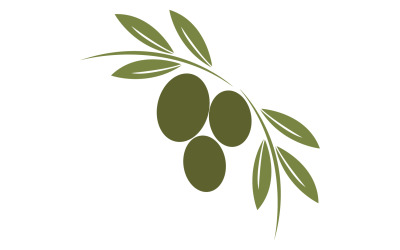 Olaj olíva ikon sablon logó vektor v25