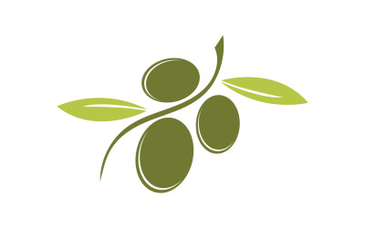 Olie olijf pictogram sjabloon logo vector v12