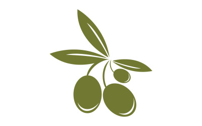 Olie olijf pictogram sjabloon logo vector v20