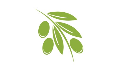 Olie olijf pictogram sjabloon logo vector v24