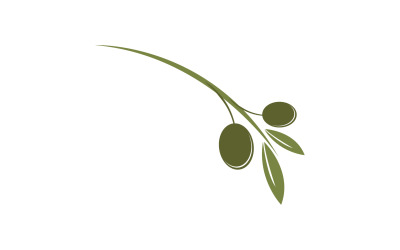 Olie olijf pictogram sjabloon logo vector v31