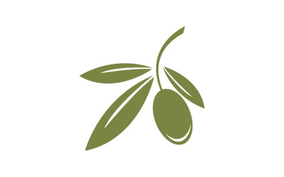 Oliwa z oliwek ikona szablon logo wektor v11