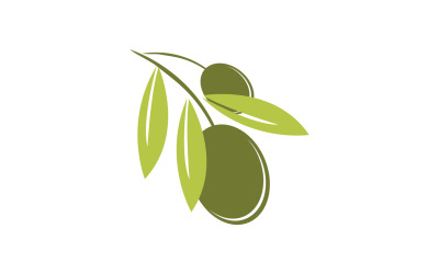 Modèle d&amp;#39;icône d&amp;#39;huile d&amp;#39;olive, logo vectoriel v39