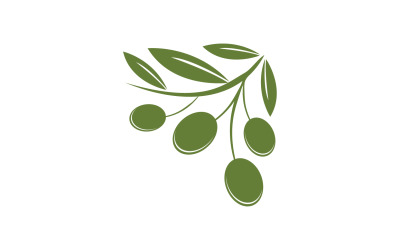 Modèle d&amp;#39;icône d&amp;#39;huile d&amp;#39;olive, logo vectoriel v53