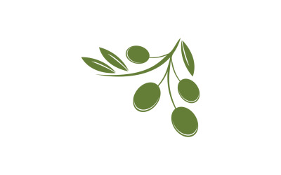 Modèle d&amp;#39;icône d&amp;#39;huile d&amp;#39;olive, logo vectoriel v56