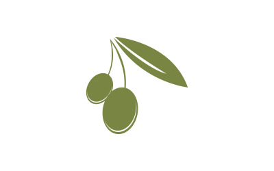 Modèle d&amp;#39;icône d&amp;#39;huile d&amp;#39;olive, logo vectoriel v63
