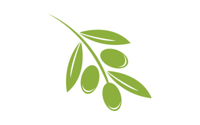 Modelo de logotipo de ícone de azeite de oliva vetor v59