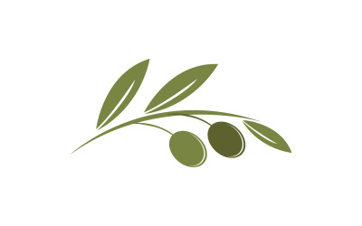 Olaj olíva ikon sablon logó vektor v28