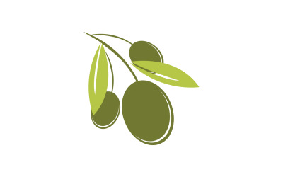 Olaj olíva ikon sablon logó vektor v38