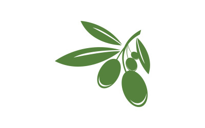 Oliwa z oliwek ikona szablon logo wektor v32